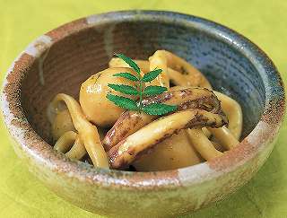 さといもといかの木の芽田楽レシピ写真