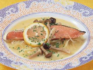 鮭のレモンソースレシピ写真