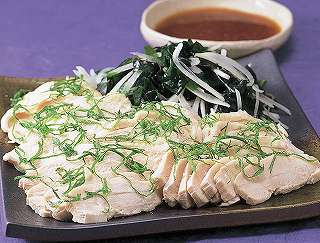 鶏の酒蒸しレシピ写真