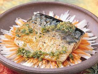 四川風鯖の塩焼きレシピ写真