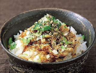 そぼろ魚飯レシピ写真