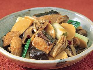 ぶりときのこの中華煮レシピ写真