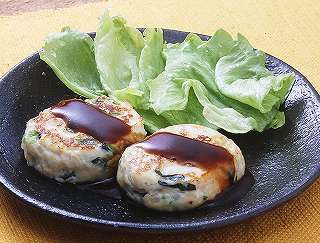 チキンハンバーグみそ風味レシピ写真