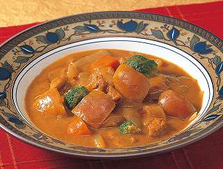 りんごのカレーシチューレシピ写真