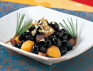 黒豆とごぼうの煮物レシピ写真