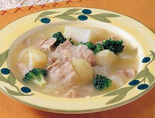 豚肉と野菜のスープ煮レシピ写真