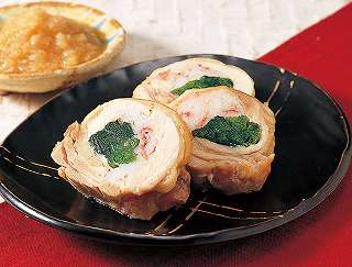 小松菜の鶏肉巻きレシピ写真
