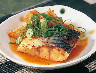 鯖のキムチ煮レシピ写真