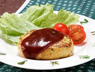 キャロットハンバーグレシピ写真