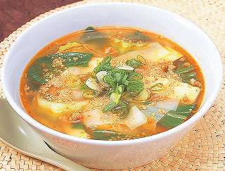 坦々スープレシピ写真