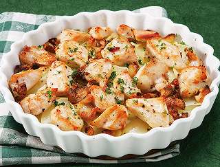 鶏ムネ肉のにんにく焼きレシピ写真