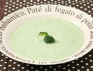 ブロッコリーのグリーンスープレシピ写真