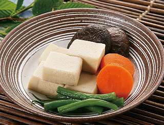 こうや豆腐を使ったレシピの写真