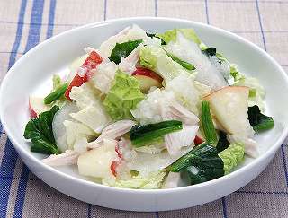 白菜サラダレシピ写真
