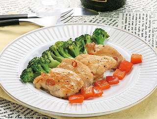 鶏肉とブロッコリーの炒め物レシピ写真