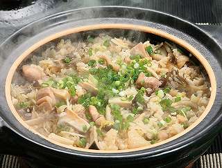 きのことキムチの炊き込みご飯レシピ写真