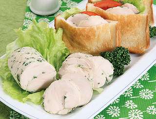 手作りチキンハムレシピ写真