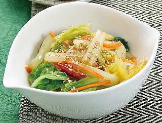 白菜の中華風甘酢漬レシピ写真