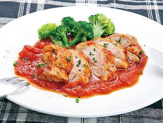 鶏のトマトソースレシピ写真