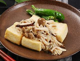 豆腐の和風きのこソースレシピ写真