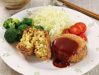 お肉たっぷりポークカレーコロッケレシピ写真