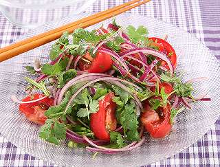 タイ風トマトサラダレシピ写真