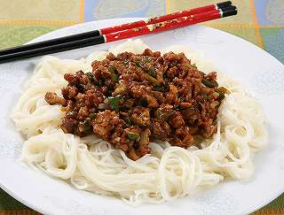 坦々麺風そうめんレシピ写真