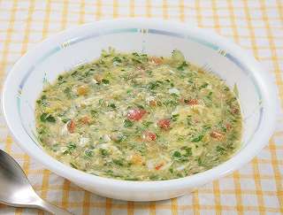 野菜と卵のスープ（離乳食：8カ月頃）レシピ写真