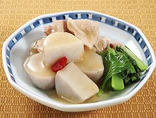 豚肉と里いもの中華煮レシピ写真