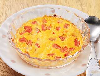 卵とトマトのココット【離乳食：9～11カ月】レシピ写真