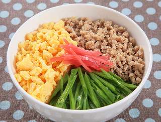 三色丼レシピ写真
