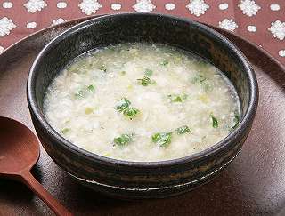 長ねぎと豆腐のスープレシピ写真