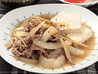 牛肉と豆腐のうま煮レシピ写真