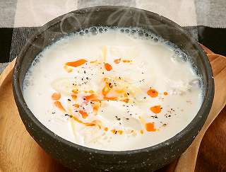 豆腐と豆乳の中華スープレシピ写真