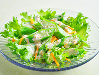 オクラの和風野菜サラダレシピ写真