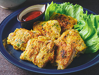 豚モモ肉のミルフィーユ風ピカタレシピ写真