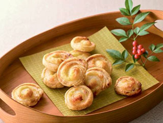 栗きんとんのひとくちパイの写真