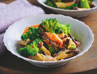 写真：ブロッコリーのごま昆布和え