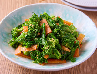 写真：菜の花のごま和え