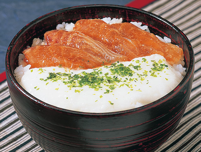 ぱくぱく献立くん 鯛のごまだれ山かけ丼