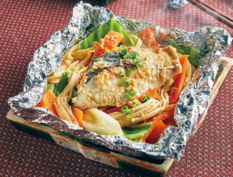 さわらのホイルちゃんちゃん焼き｜eフレンズ ぱくぱく献立くん