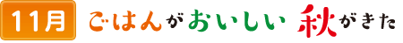 11ごはんがおいしい秋がきた